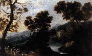 unknow artist Landscape with Figures oil painting reproduction